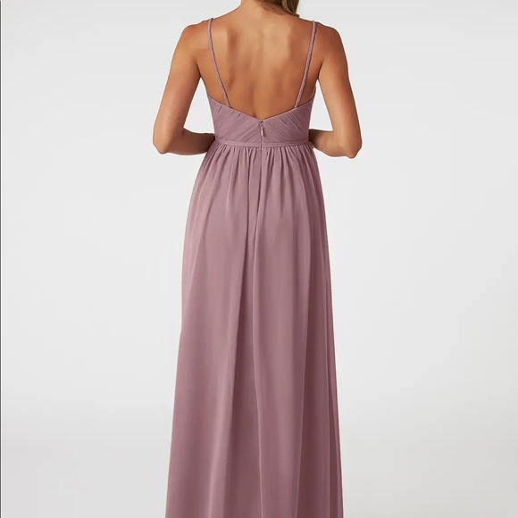 Azazie Zuma Dusty Rose Bridesmaids Dress - Picture 2 of 4